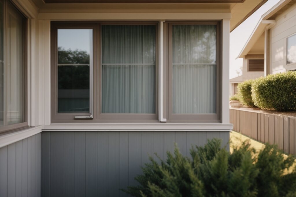 Dallas home exterior with opaque textured window film